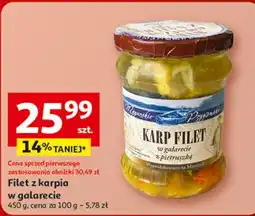 Auchan Karp w galarecie z pietruszką Mazurskie Smaki oferta