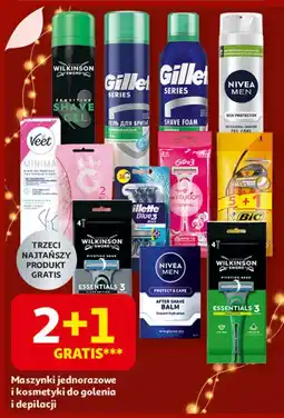 Auchan Maszynki do golenia sensitive Wilkinson Extra Essential 3 oferta
