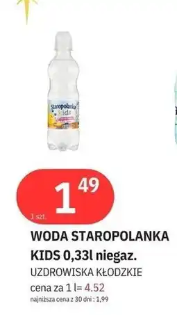 E.Leclerc Woda niegazowana Staropolanka Kids oferta