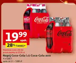 Auchan Napój Coca-Cola Zero oferta