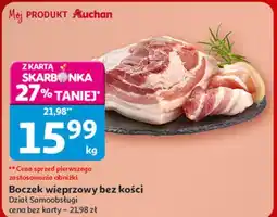 Auchan Boczek wieprzowy bez żeber i skóry Auchan Pewni Dobrego oferta