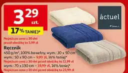 Auchan Ręcznik 70 x 130 cm Actuel oferta