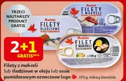Auchan Filet z makreli w oleju Auchan oferta