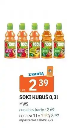 E.Leclerc Sok jabłkowy Kubuś 100% oferta