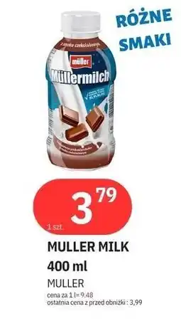 E.Leclerc Napój mleczny czekoladowy Mullermilch oferta