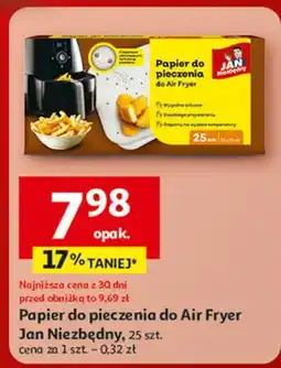 Auchan Papier do pieczenia air fryer Jan Niezbędny oferta