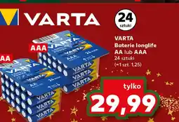 Kaufland Baterie Varta oferta