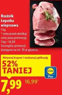 Lidl Rzeźnik Łopatka wieprzowa oferta