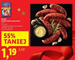 Lidl Morliny Kiełbasa Śląska, duża paczka oferta