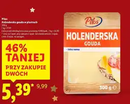 Lidl Pilos Holenderska gouda w plastrach oferta