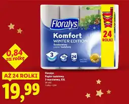 Lidl Floralys Papier toaletowy, 3-wrstwowy, XXL oferta