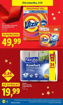 Lidl Vizir Proszek, XXXL lub kapsułki do prania kolorów, XXL oferta