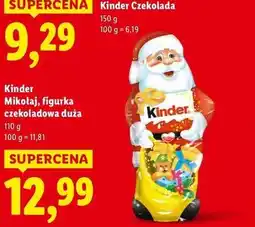 Lidl Kinder Mikołaj, figurka czekoladowa duża oferta