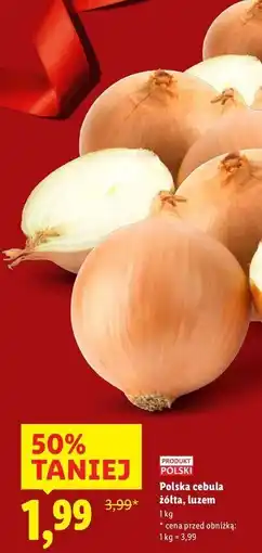 Lidl Polska cebula żółta, luzem oferta