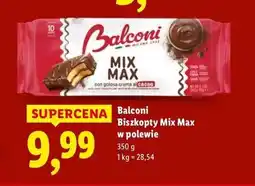Lidl balconi Biszkopty Mix Maxx w polewie oferta