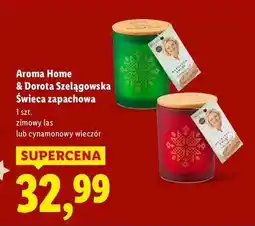 Lidl Aroma Home & Dorota Szelągowska Świecą zapachowa oferta