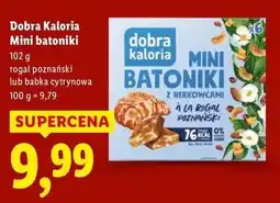 Lidl Dobra Kaloria Mini batoniki oferta