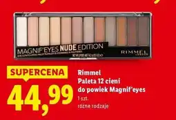 Lidl Rimmel Paleta 12 cieni do powiek Magnif' eyes oferta