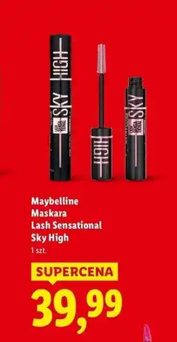 Lidl Maybelline Maskara Lash Sensational Sky High oferta