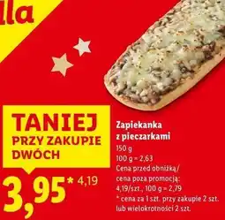 Lidl Zapiekanka z pieczarkami oferta