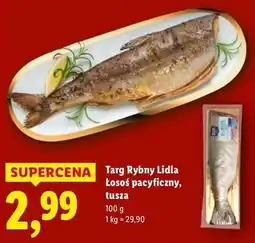 Lidl Targ Rybny Lidla Łosoś pacyficzny, tusza oferta