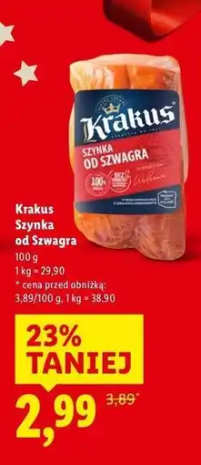 Lidl Krakus Szynka od Szwagra oferta