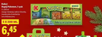 Lidl Kubuś Napój Pokemon, 5-pak oferta