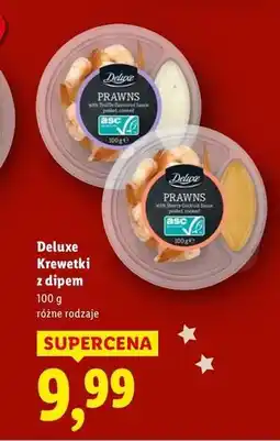 Lidl Deluxe Krewetki z dipem oferta