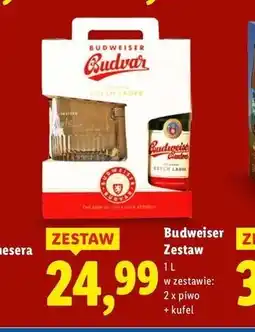 Lidl Budweiser, zestaw oferta
