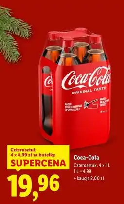 Lidl Coca-Cola, czteropak oferta