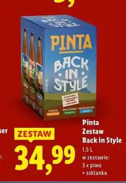 Lidl Pinta, zestaw Back in Style oferta
