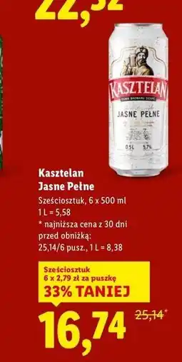 Lidl Kasztelan Jasne Pełne oferta