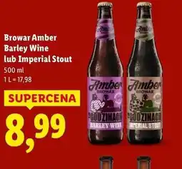 Lidl browar Amber Harley Wine ub imperial Stout oferta