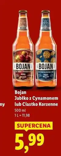 Lidl Bojan Jabłko z cynamonem lub Ciastko Korzenne oferta