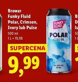 Lidl Browar Fanky Flis Polar, Crismon, Ivory lub Pulse oferta