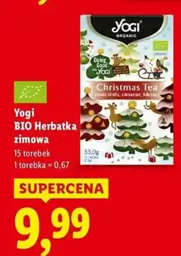 Lidl Herbata christmas tea Yogi Tea oferta