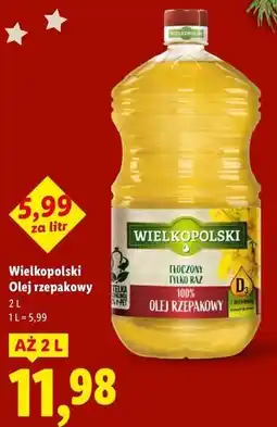 Lidl Olej Wielkopolski Rzepakowy oferta