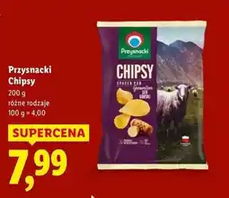 Lidl Chipsy ser górski Przysnacki oferta