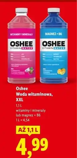Lidl Napój witaminy i minerały Oshee Vitamin Water oferta