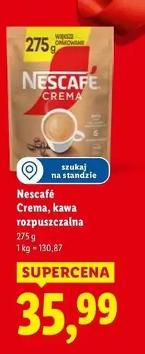 Lidl Kawa Nescafe Crema oferta