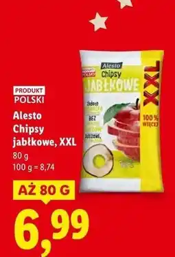 Lidl Chipsy jabłkowe Alesto oferta