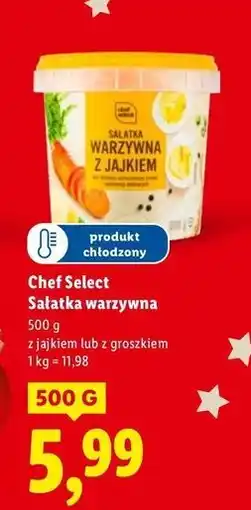 Lidl Sałatka warzywna z jajkiem Chef Select oferta