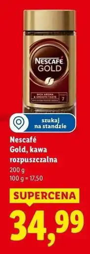 Lidl Kawa Nescafe Gold oferta