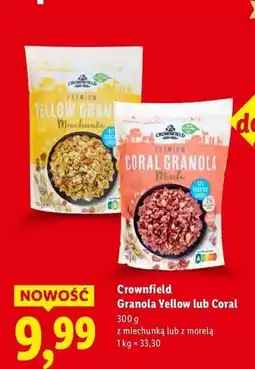Lidl Granola coral Crownfield oferta