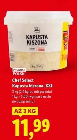 Lidl Kapusta kiszona Chef Select oferta