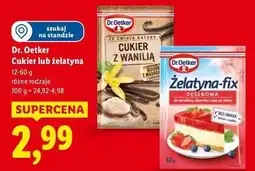 Lidl Żelatyna-fix deserowa Dr. Oetker oferta
