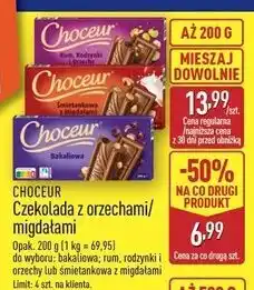 ALDI Czekolada śmietankowa z migdałami Choceur oferta