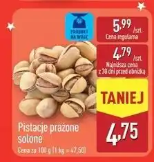 ALDI Pistacje prażone solone oferta