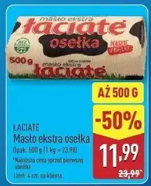 ALDI Masło ekstra osełka Łaciate oferta