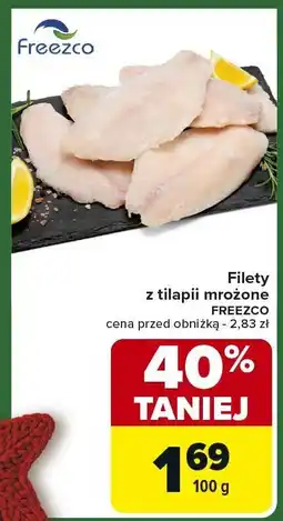 Carrefour Market Filety z tilapii mrożone Freezco oferta